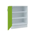 MS - 65D spodní skříňka, 1-dveřová, levá, 908x654x600, korpus bílý, dvířko jarní zeleň